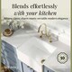 image 4 of Fireclay Kitchen Bundle - Single Bowl Belfast Sink, Strainer Waste & Bridge Crosshead Tap, 595mm - Brushed Brass - Balterley