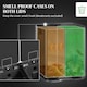 image 10 of HOMCOM 2 x 20L Dual Kitchen Bin Pedal Bin for Recycling and Waste Silver | 40L