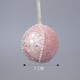 image 2 of 7cm Bauble Baby Pink - Christmas Hanging Decoration