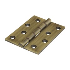 Timco - Double Phosphor Bronze Washered Hinges - Solid Brass - Antique Brass (Size 102 x 75 - 2 Pieces)