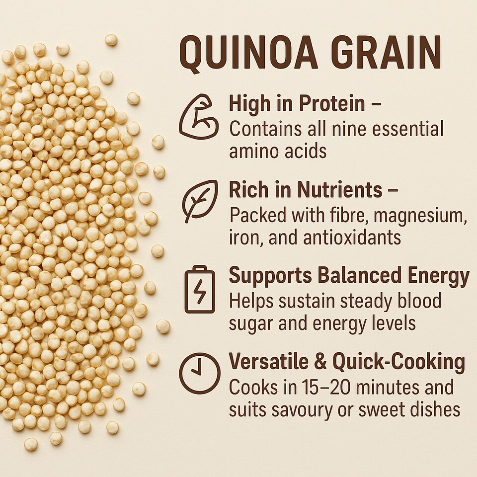 image 1 of Organic Quinoa Grain 500g (Sussex Wholefoods) | Multi