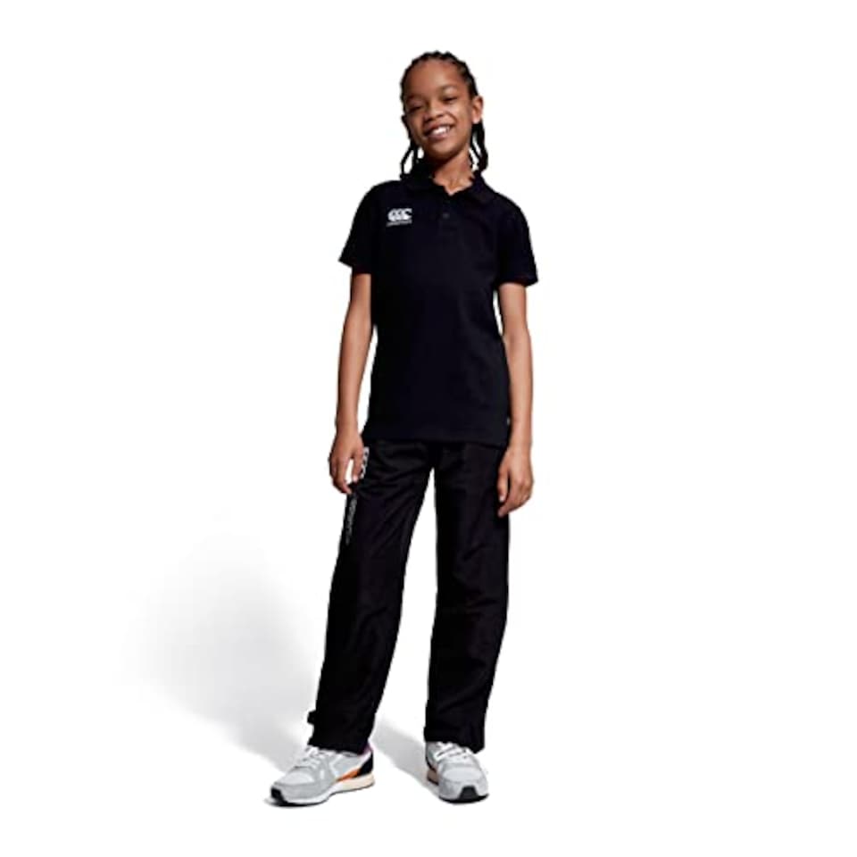 image 1 of Canterbury Junior Boys Open Hem Stadium Pant | Tracksuit/Jogging Bottoms | Durability And Comfort Track Pants, Black, 8