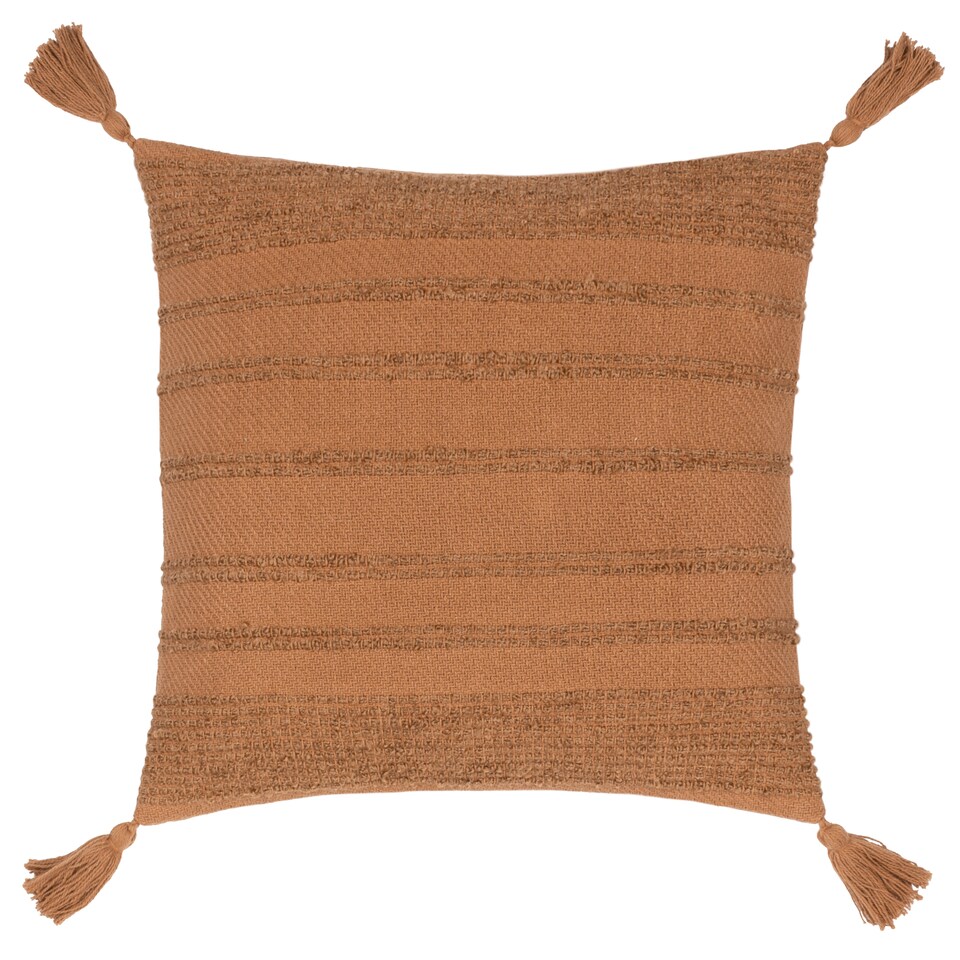 image 1 of Yard Larch Woven Cushion, Ginger, 45 x 45cm