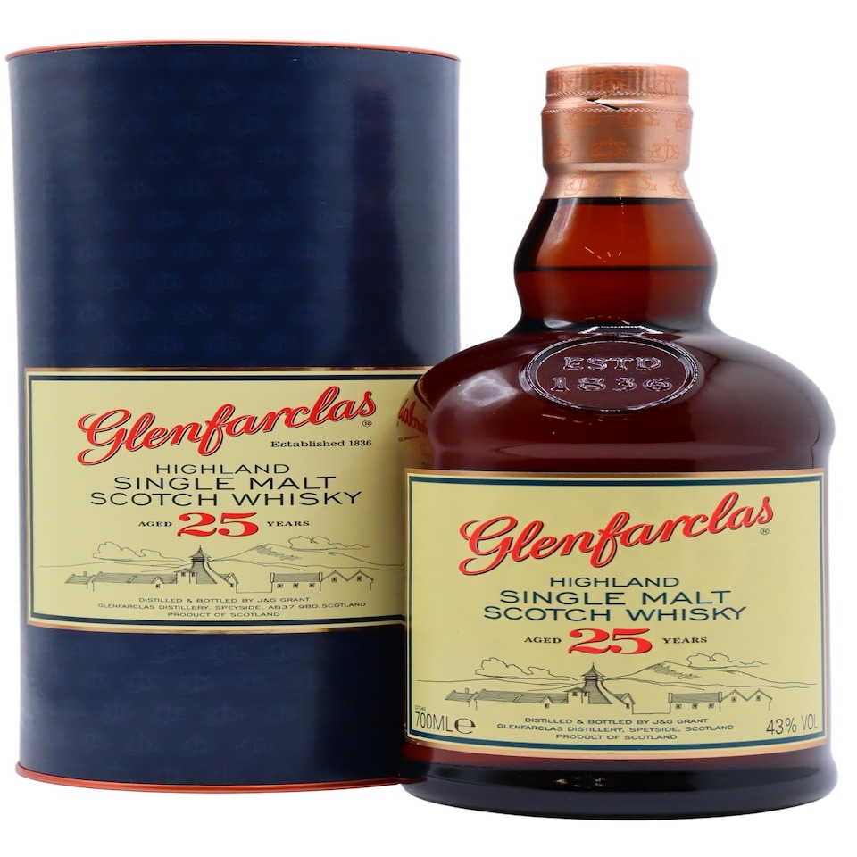 Glenfarclas - Highland Single Malt Scotch 25 year old Whisky
