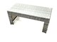 image 4 of Fimous Outdoor Garden Furniture Set 11 Seater Rattan Sofa Set with Coffee Table 2 Small Footstools Dark Grey Mixed
