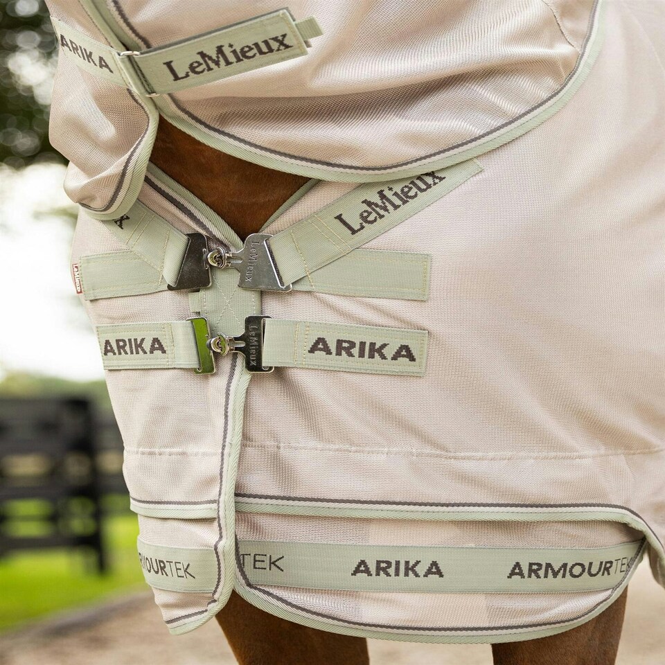 image 1 of LeMieux Arika Armour-Tek Fly Rug Grey | 7ft 0