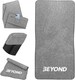 image 1 of Cotton Gym Towel with Zip Pocket - Grey | Grey