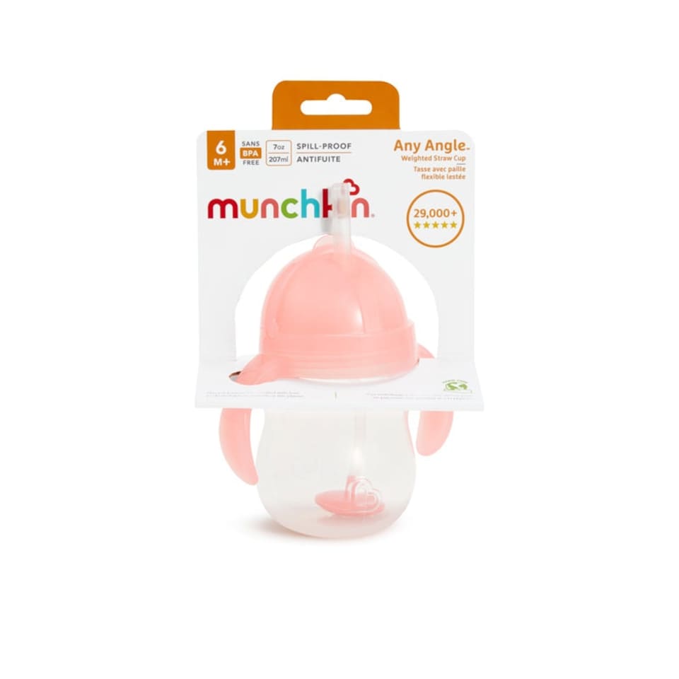 image 1 of Munchkin Click Lock Tip & Sip Cup 7Oz - Pink