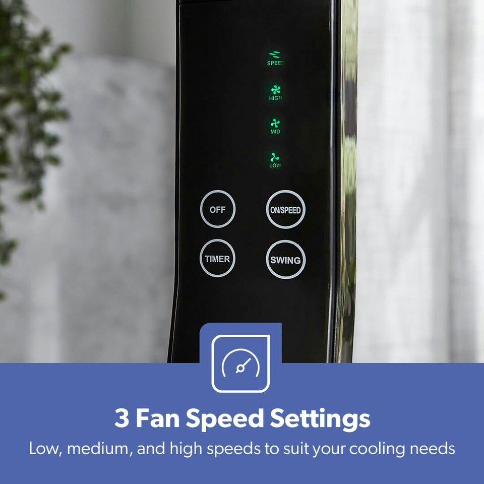 image 1 of GEEPAS 16’’ Pedestal Fan with Remote Control – 60W