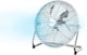image 1 of PureMate 14-Inch High-Velocity Chrome Floor Fan