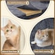 image 5 of Yaheetech 50 cm 2-Level Cat Tree with Condo Dark Grey