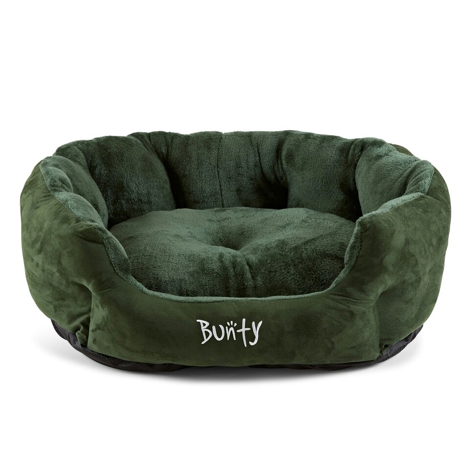 image 1 of Bunty Polar Dog Bed Green | XL