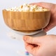 image 2 of Tiny Dining Children's Bamboo Suction Round Dinner Set - Grey