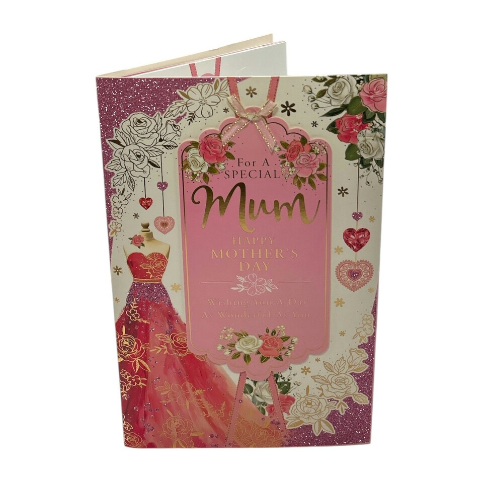 image 1 of For Special Mum 8 Page Insert Luxury Mother's Day Card