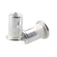 image 3 of M6 6mm Alu Nut Serts Riveting Nuts Rivet Threaded Inserts Blindnut Rivnut 100pc