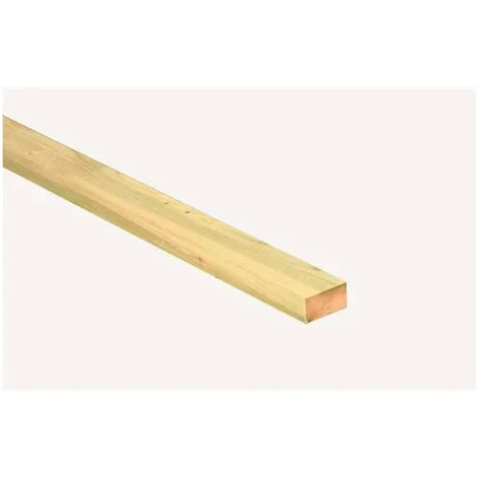 PACK OF 10 (TOTAL 10 UNITS) 10mm x 38mm Treated Sawn Batten - 4.2m Length