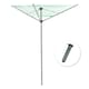 image 1 of KCT 3 Arm Rotary Washing Line - 30m Drying Area Green | Silver