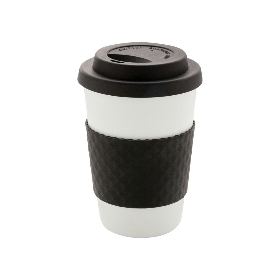 image 1 of XD Collection Reusable 270ml Coffee Machine Cup - Black/White - One Size