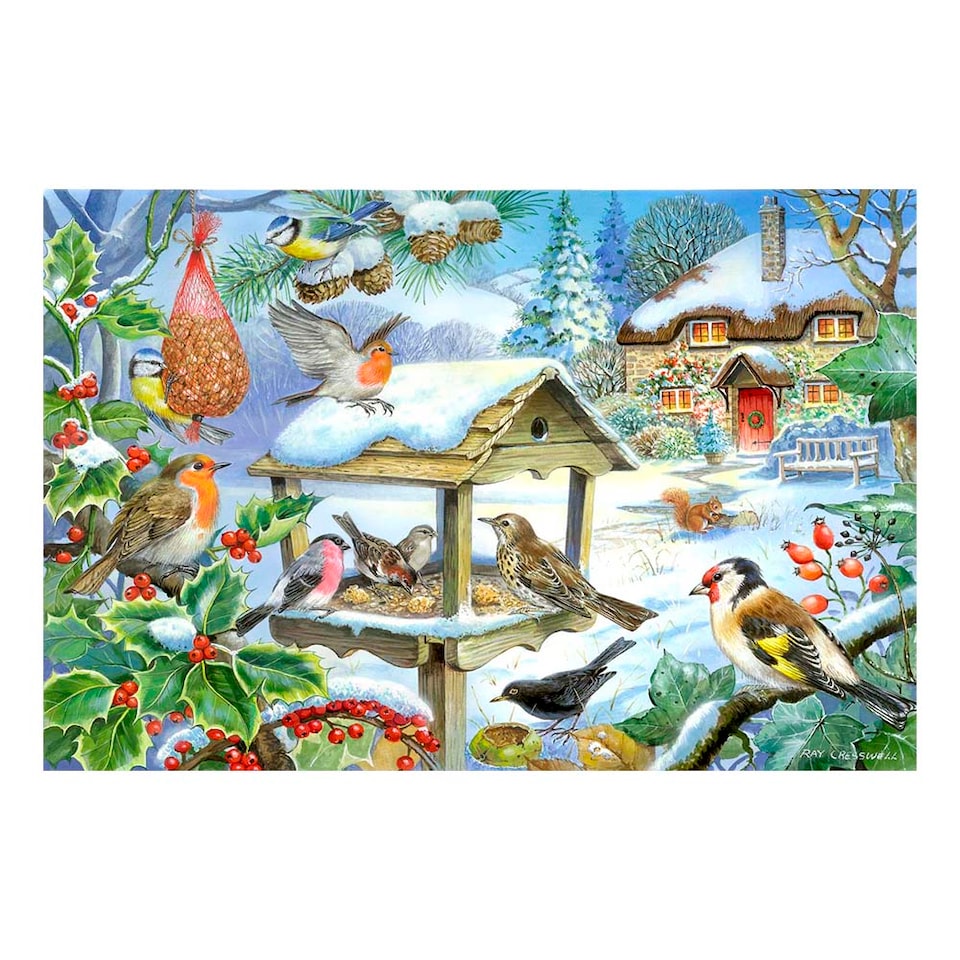 Feed The Birds BIG 250 Piece Jigsaw Puzzle