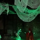 image 7 of 2.9m Halloween Freaky Fabric Net Decoration in Cream