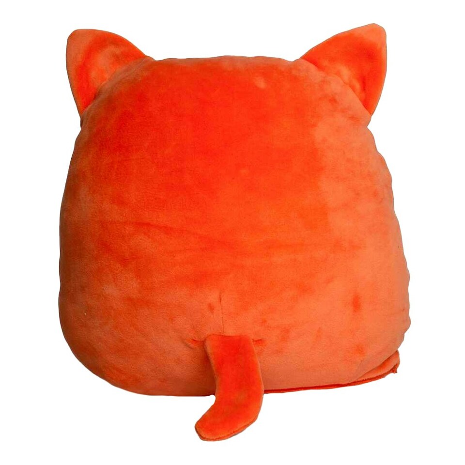 image 1 of Mumbles Squidgy Ginger Cat Plush Toy - Orange - One Size