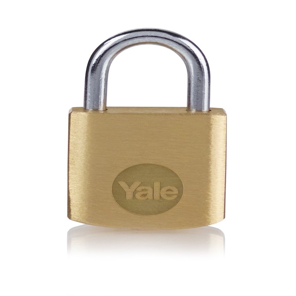 image 1 of YALE BRASS PADLOCK 20MM (PACK OF 4)