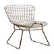 image 5 of Interiors by Premier Bronze Metal Grid Frame Wire Chair, Comfortable Seating Garden Wire Chair, Easy Cleaning Wire Frame