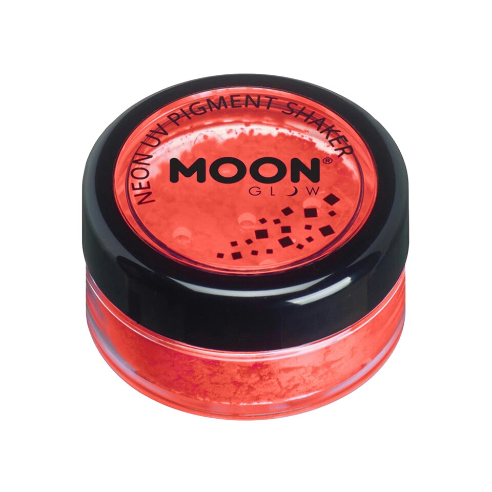image 1 of Moon Glow Pigment Shakers UV Neon Glitter (Pack of 3) - Red/Yellow/Blue - One Size Red