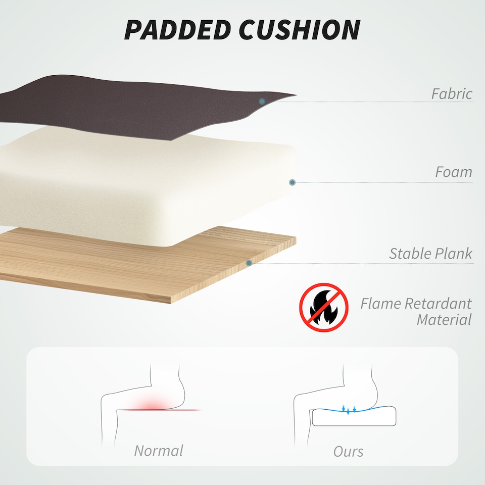 image 1 of HOMCOM Massage Office Chair with Heat, PU Leather Reclining Desk Chair with 6-point Vibration, Adjustable Height, Swivel Wheels for Home Work Study, Dark Brown