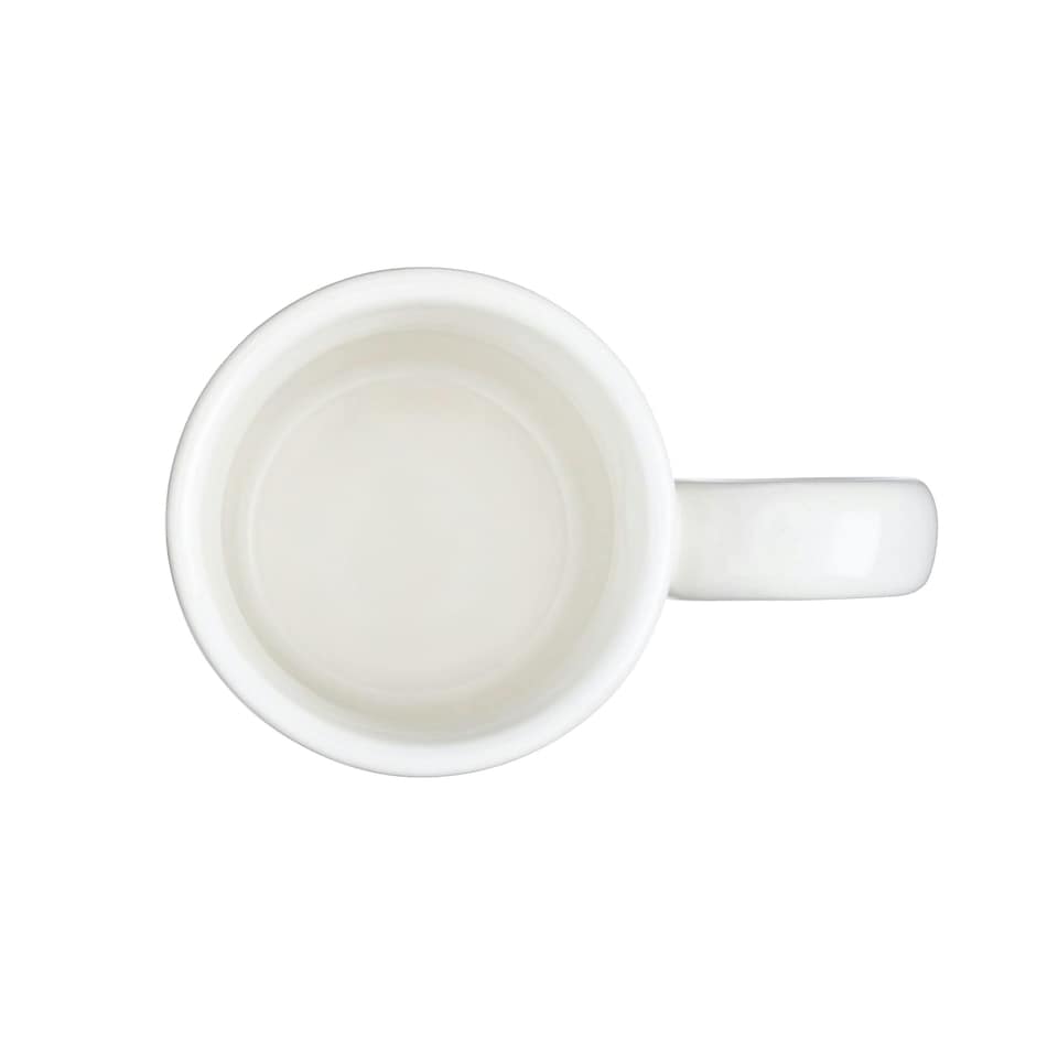 image 1 of Cooks Professional 4pc Espresso Cup Set - Stoneware Mini Mugs - 100ml | White | White