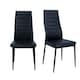 image 1 of Living and Home Dining Chairs Set of 2, Modern Faux Leather High Back Chairs