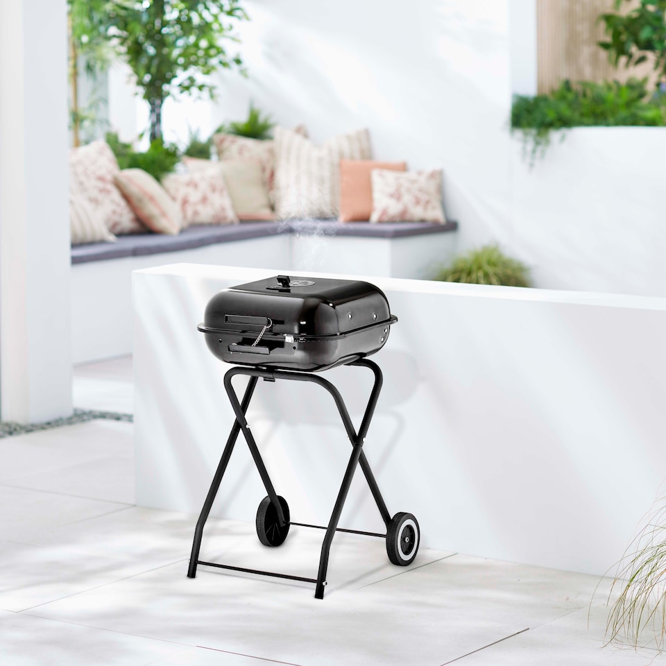 image 1 of XL Portable Grill With Collapsible Legs