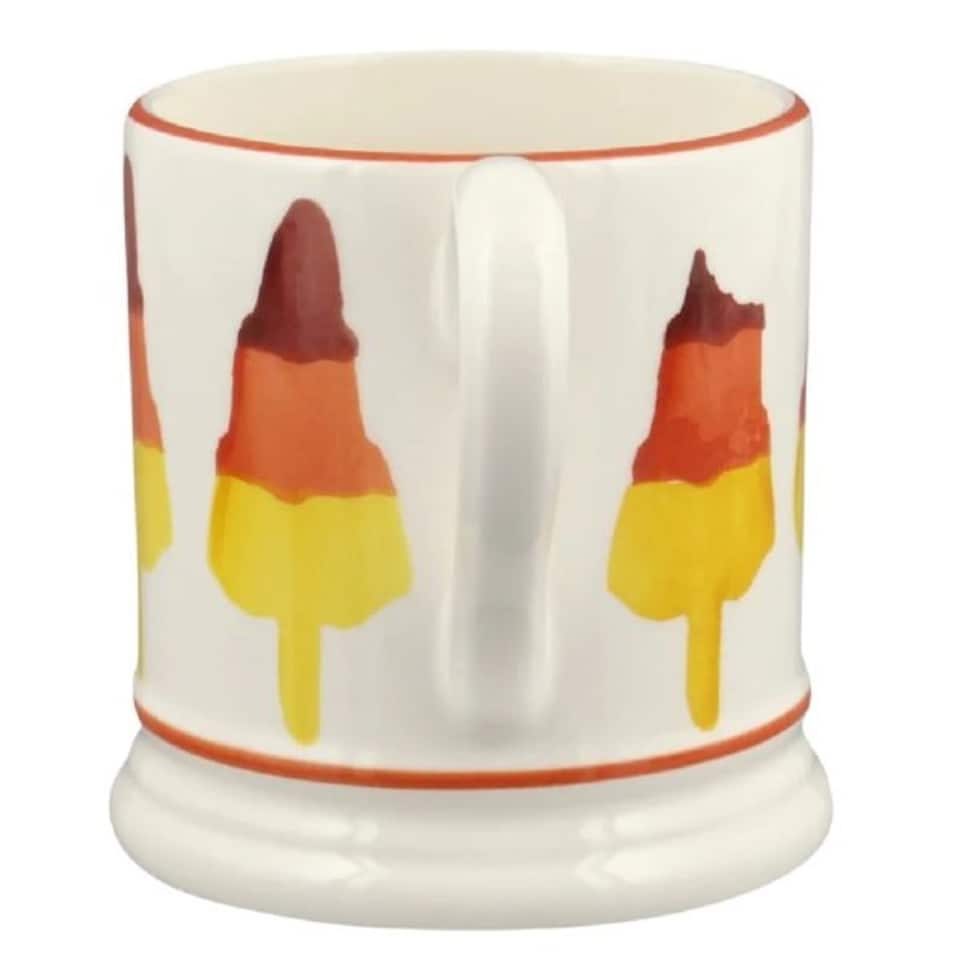 image 1 of Mug: 1 x 300ml Emma Bridgewater Rocket Lolly, Half Pint Mug, Ceramic White