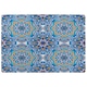 image 1 of Floral And Geometric Embellished Tiles Rug | Multi