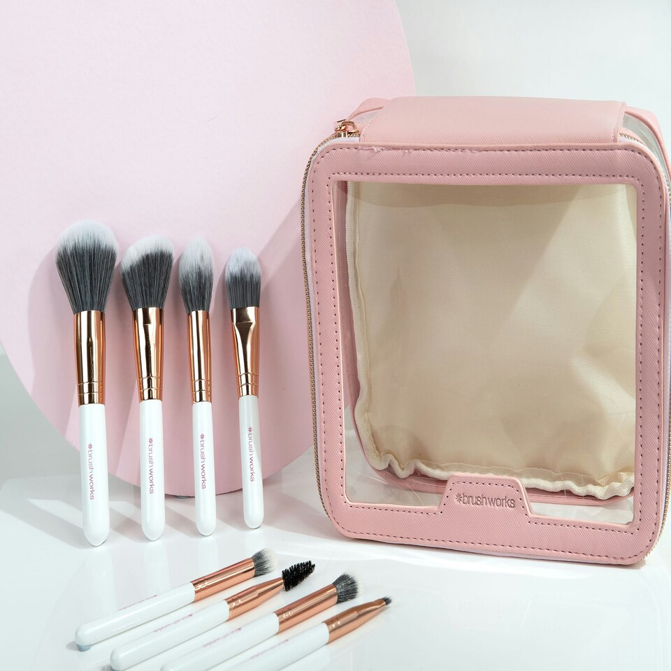 image 1 of Brushworks Exclusive Makeup Brush Set