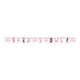 image 1 of Pink Floral Baby Shower Elephant Jointed Banner