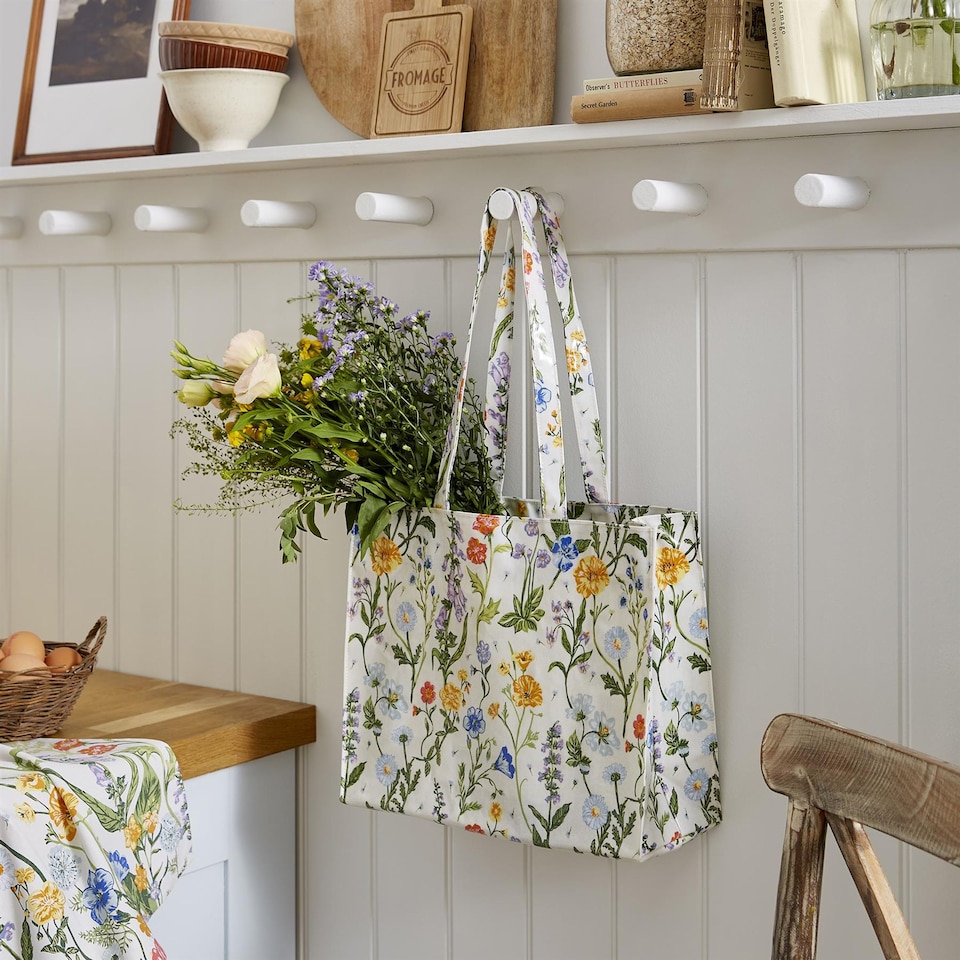 image 1 of Ulster Weavers Cottage Garden Shoulder Bag - PVC  Multi