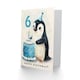 image 2 of 6th Cute Baby Penguin Cake Cartoon Kids Age 6 Year Old Child Birthday Card