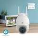 image 2 of Nedis Smart Outdoor Security Camera, 4K HD, Floodlight & Colour Night Vision, 355 Degree Pan & Tilt, Motion Detection, Auto-Tracking, AI Human Detection, 2-Way Audio - White