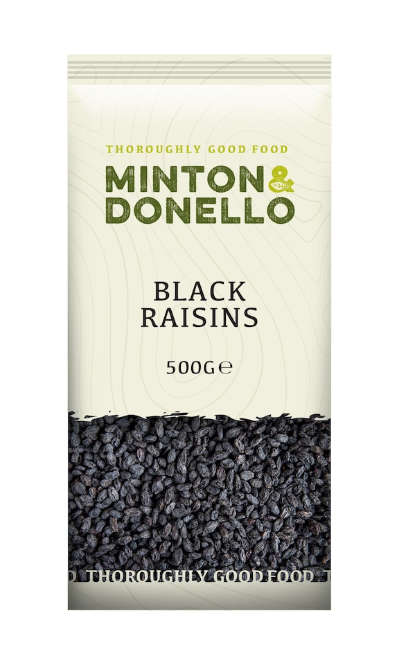 image 1 of Minton & Donello Black Raisins 6 x 500g