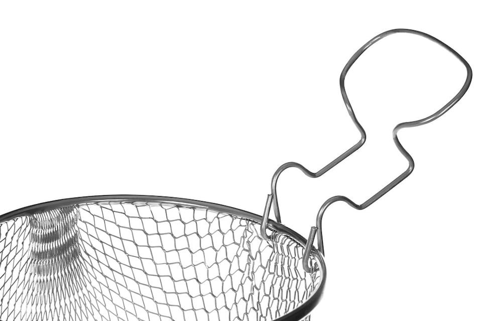 image 1 of Telo 22cm Fryer Basket With Curved Handle