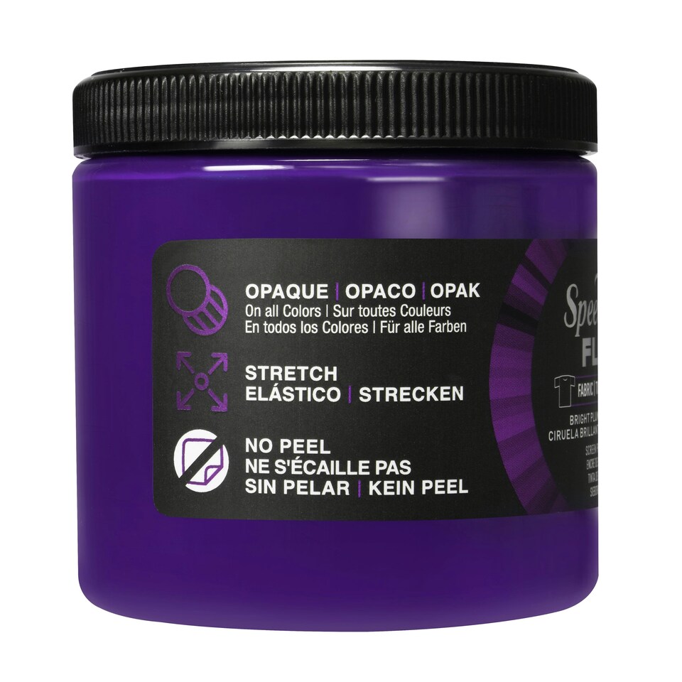 image 1 of Speedball Flex Screen Printing Fabric Ink, Bright Plum, 8oz