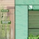 image 3 of Walk-in Garden Green House with Large Roll-up Door and 2 Mesh Windows, Green