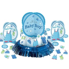 Amscan Its A Baby Boy Table Decoration - Blue/White - One Size