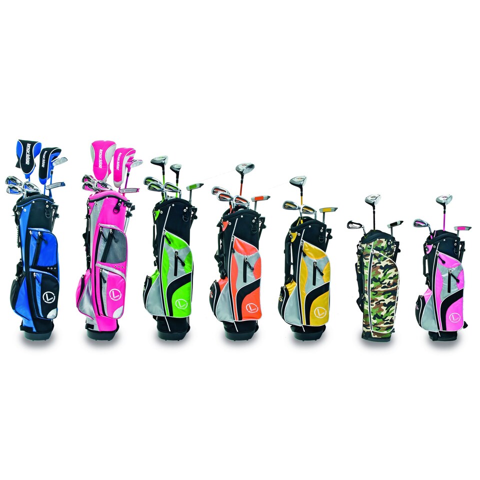 image 1 of Longridge Challenger Cadet Junior Golf Club Set With Stand Bag – Premium Starter Package For Boys & Girls - Lightweight Kids Golf Package