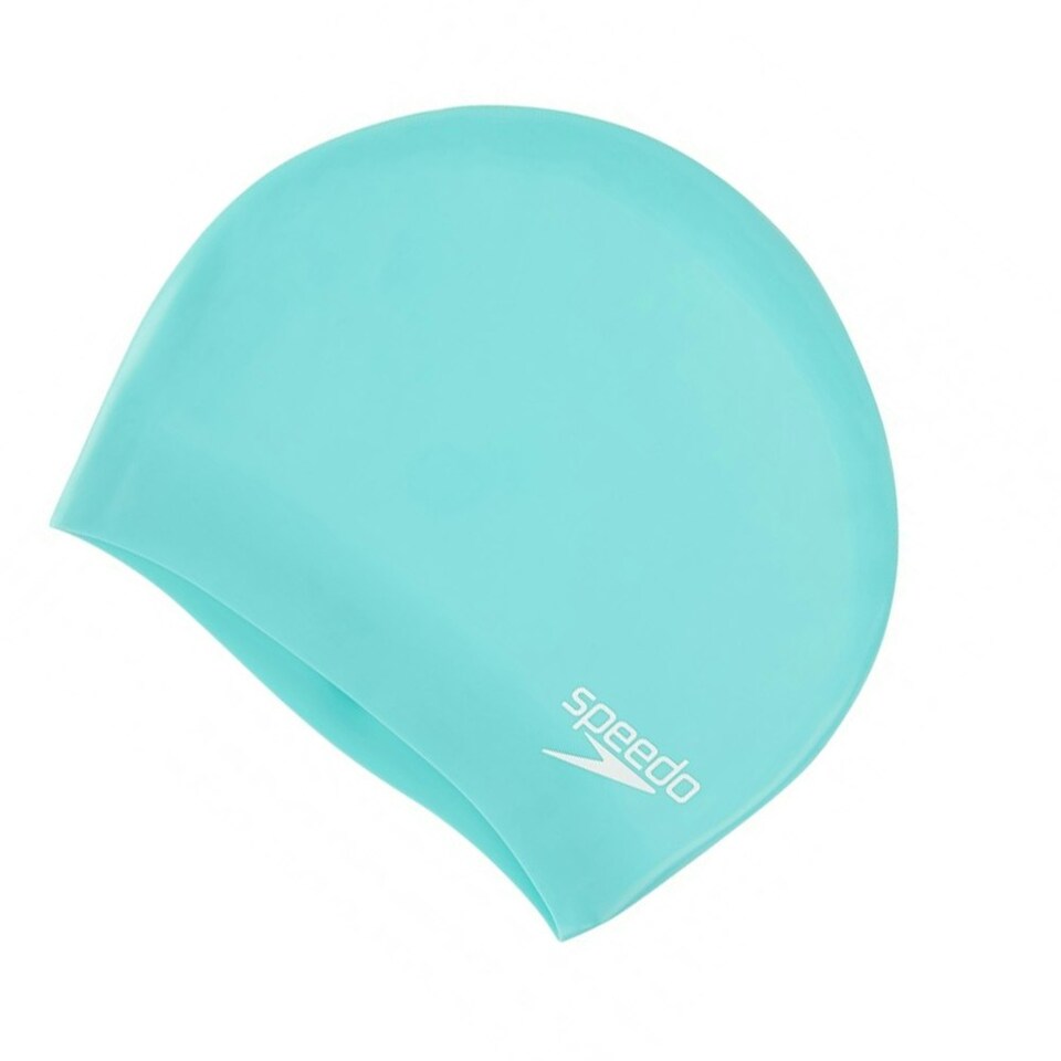 image 1 of Speedo Unisex Adult 2024 Long Length Swim Cap - Green - One Size