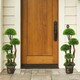 image 2 of COSTWAY 90 cm Artificial Tree Decor Topiary Ball Plant Green | One Size