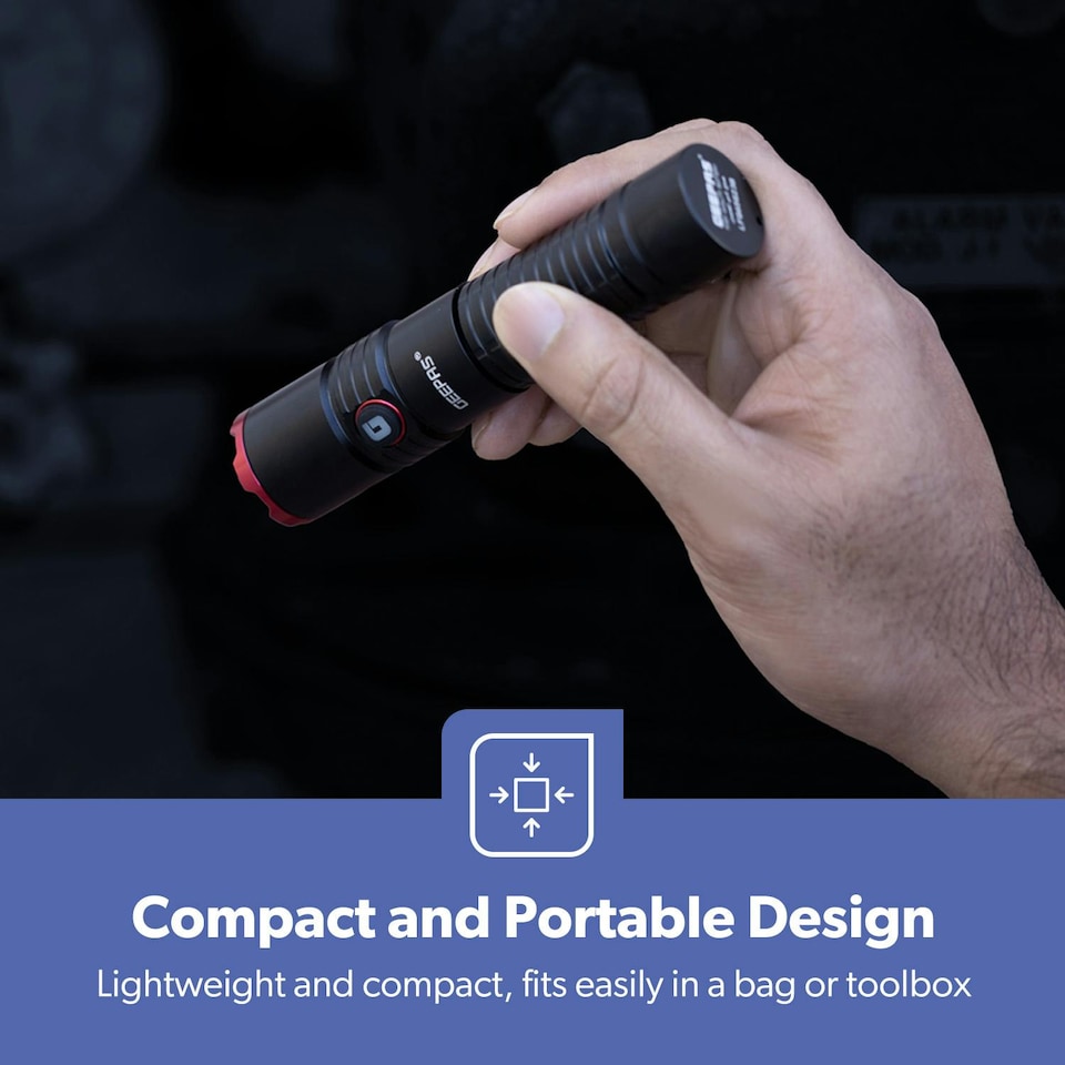 image 1 of GEEPAS Mini Portable Flashlight, 2500 Lumens