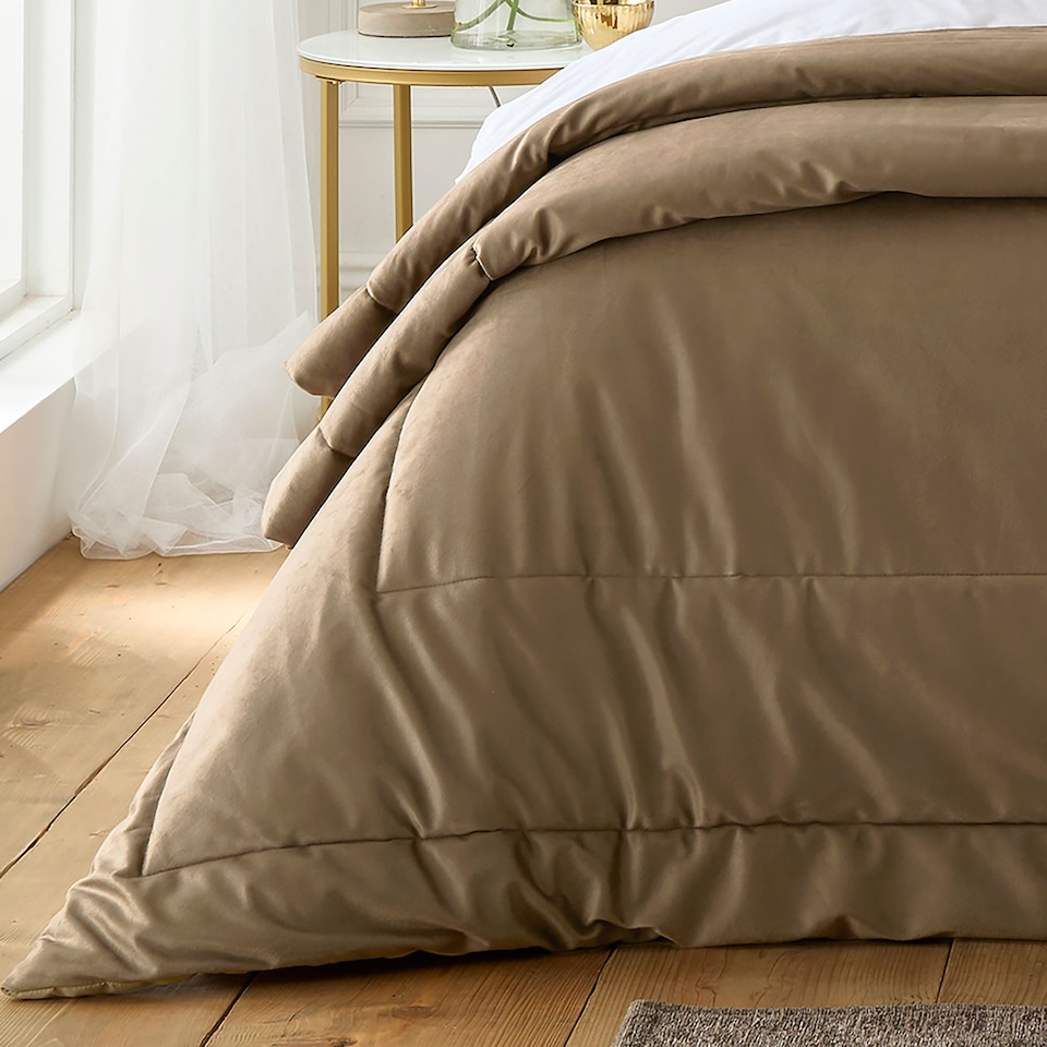 image 1 of Appletree Harlan Bedspread Taupe