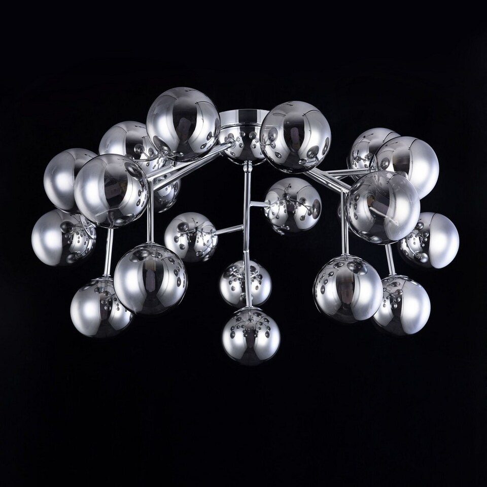 image 1 of Dallas Semi Flush Ceiling Lamp Chrome, 20 Light, G9